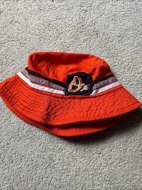 Orioles Orange Bucket Hat with Team Patch-Miller Lite Collab